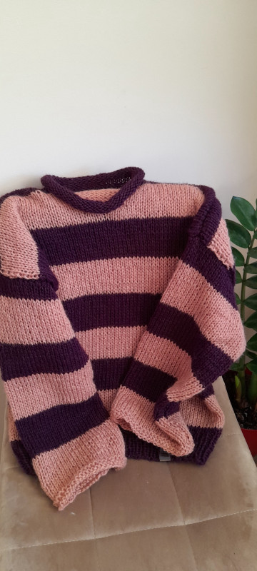 Uroczy sweterek z angorki. Handmade_photo1