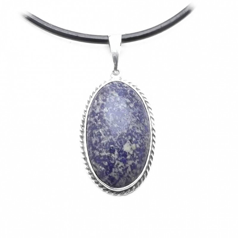 VINTAGE  lapis lazuli w srebrze wisior_photo1