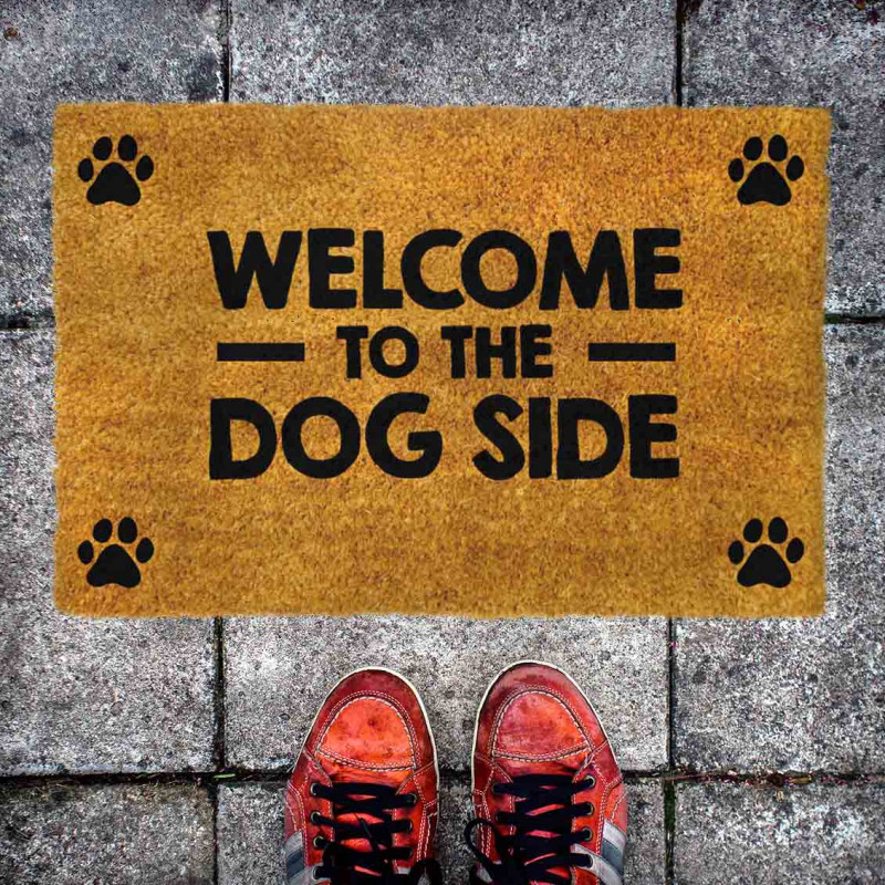 Wycieraczka kokosowa “Welcome to the dog side”_photo1
