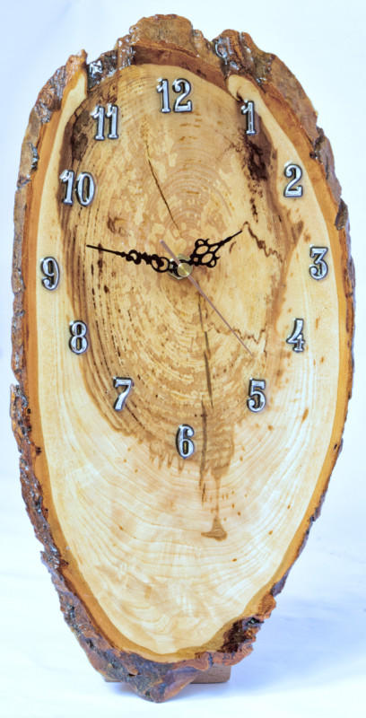 Zegar drewniany z żywicą epoksydową BB10_photo1